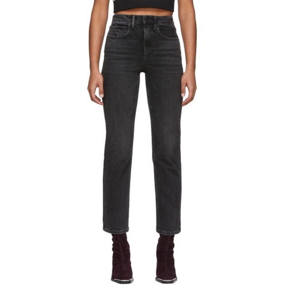 Alexander Wang grey high rise flex pants - Picture 1 of 7